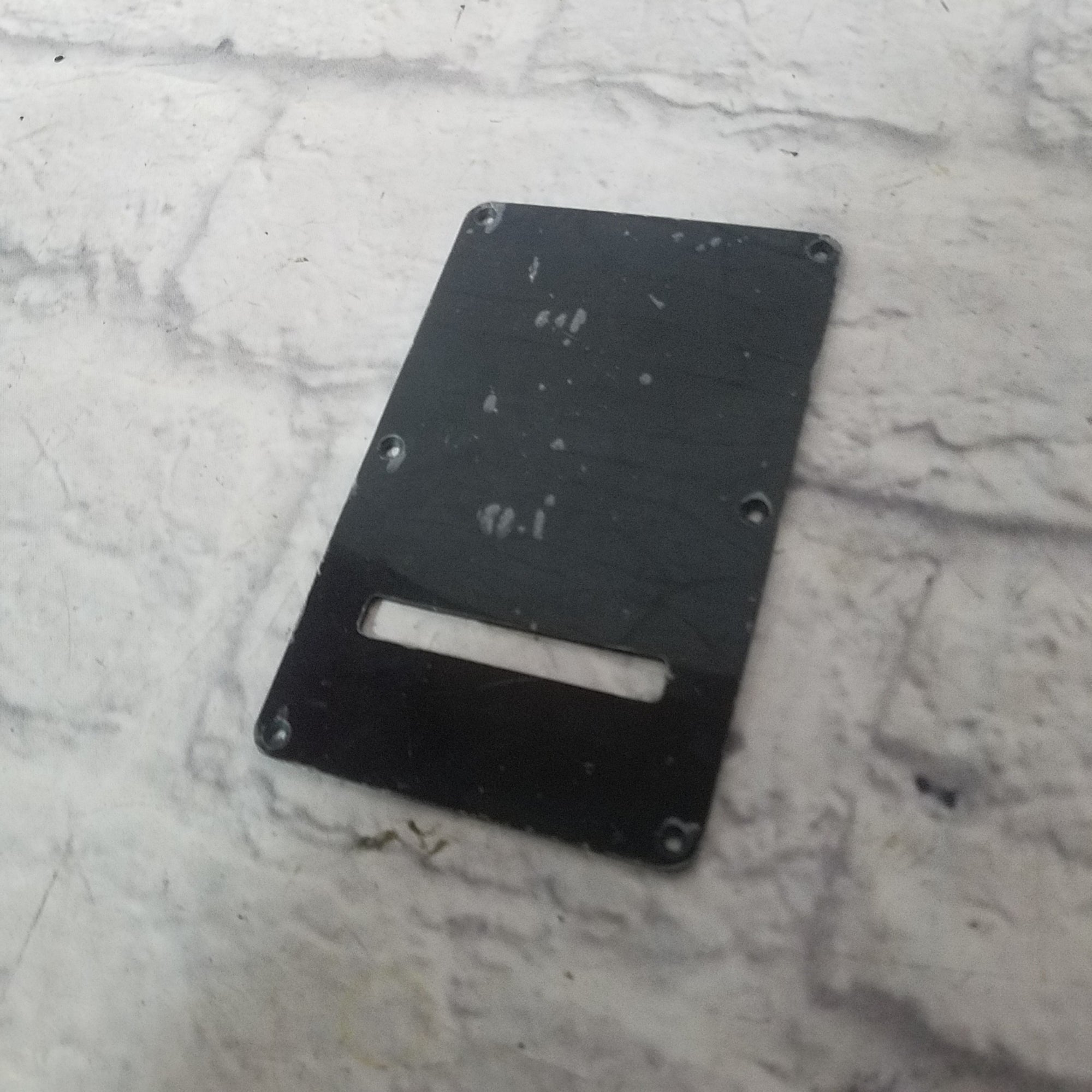 Electric Solid Body Guitar Back Plate Black