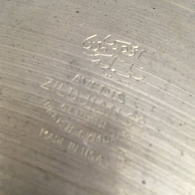 Vintage 1970s Zildjian 20in Ride Cymbal