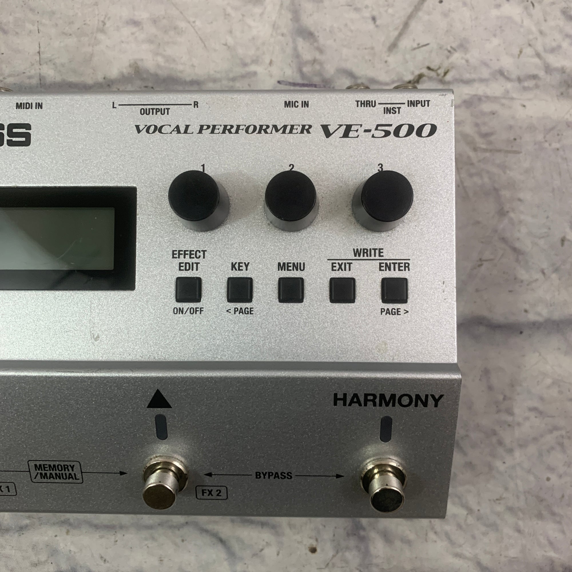 BOSS VE-500 ボーカルパフォーマー BOSS VE-500 Vocal Performer Effects Stompbox | Guitar Center