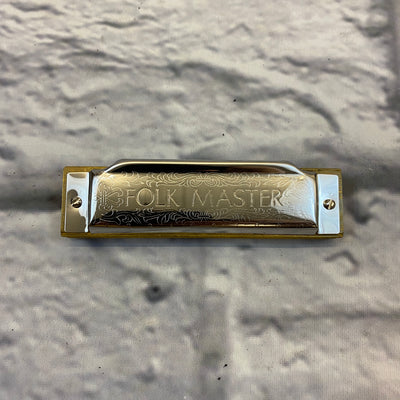 Suzuki Folkmaster 10 Hole Diatonic Harmonica - A