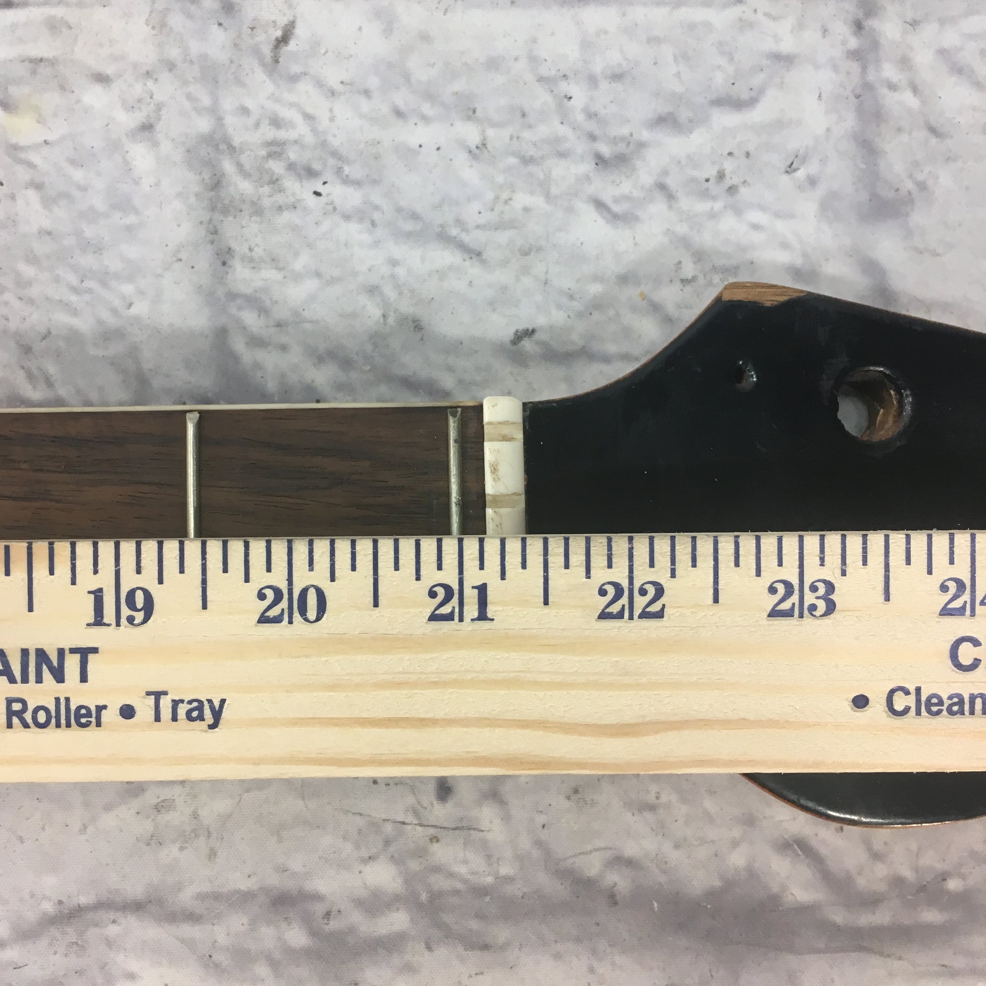 Vintage 1960s Short Scale Bass Guitar Neck (A) Rosewood Fretboard Made in Japan