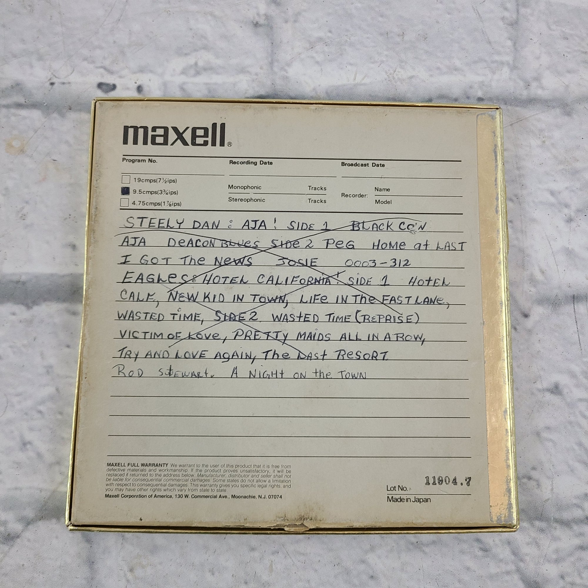 Maxwell 35-90 Recording Tape Reel to Reel