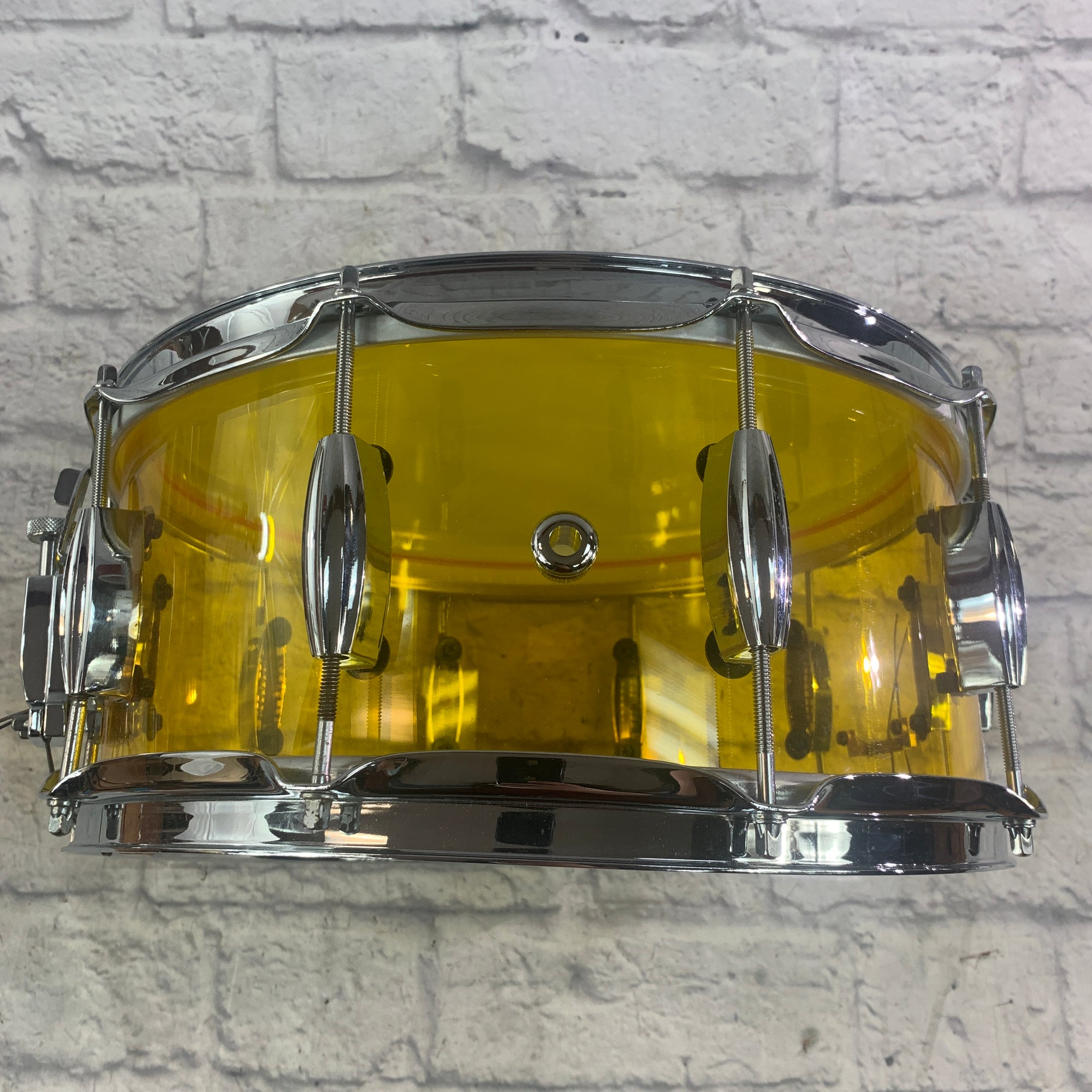 Custom Yellow Acrylic Snare 14x6.5 Snare