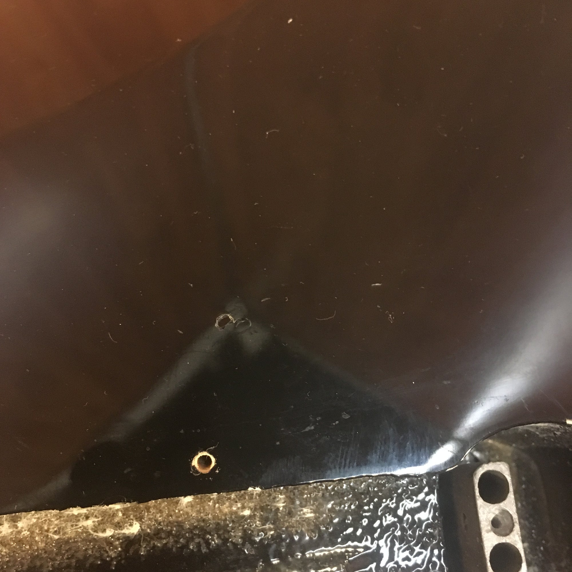 Silvertone Strat Body Loaded