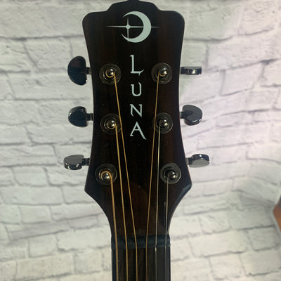 Luna Gypsy Spalt GC Grand Auditorium Acoustic Electric AS IS