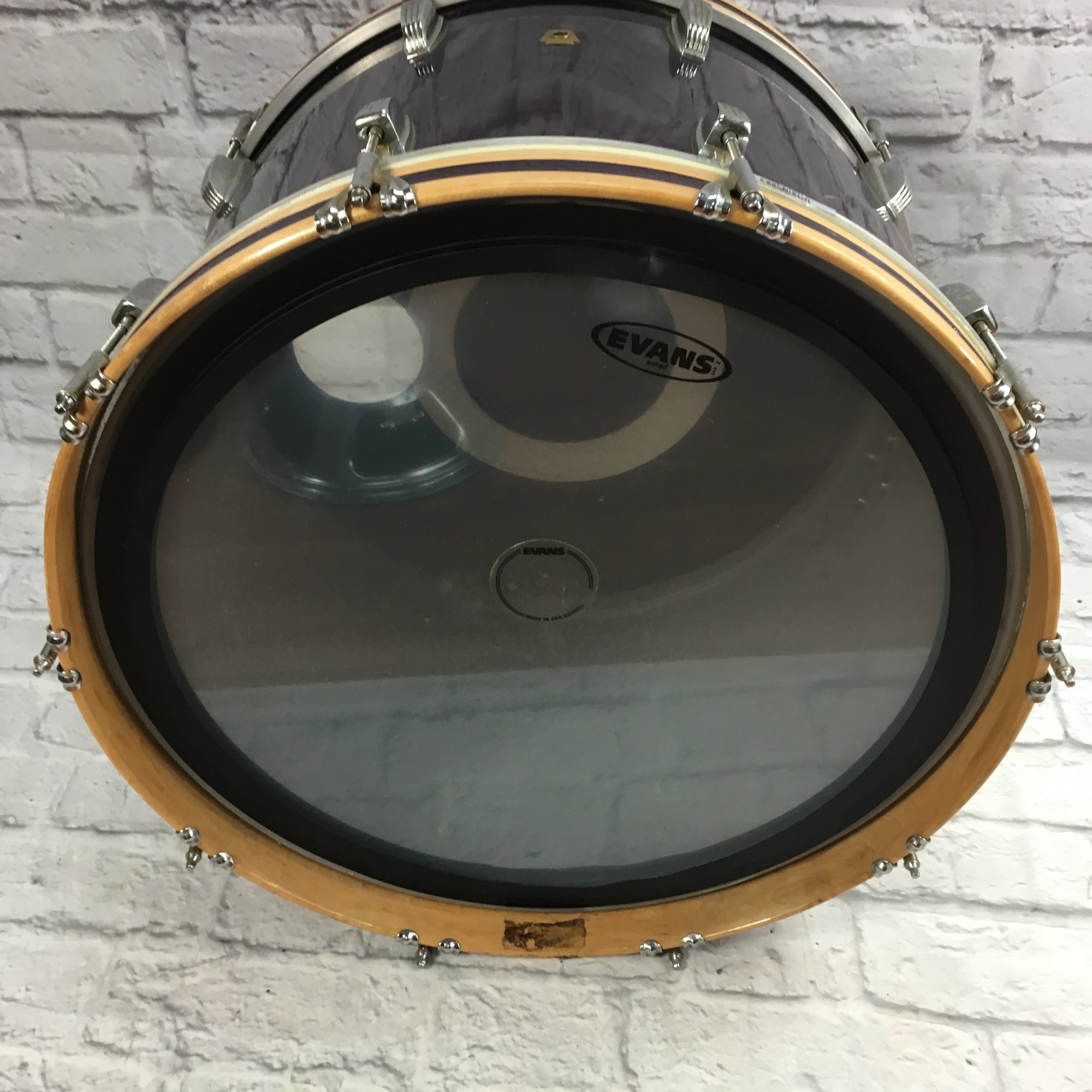 Vintage 1960 - 1963 Ludwig 22x14 Purple Bass Drum