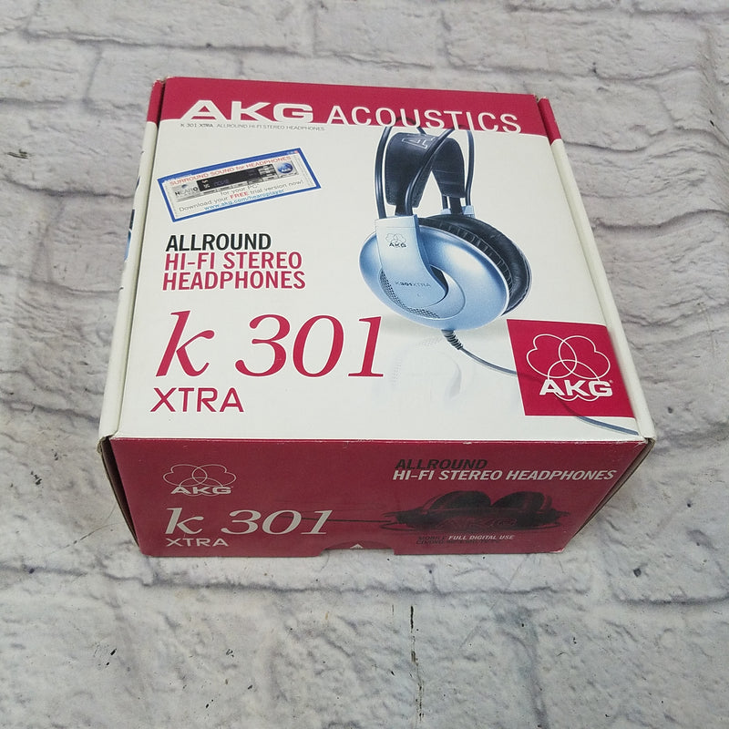 AKG Acoustics K301XTRA Studio Headphones - Evolution Music