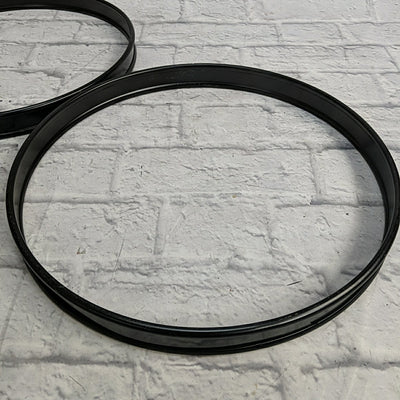 Unknown Bass Drum Hoops 16" Black