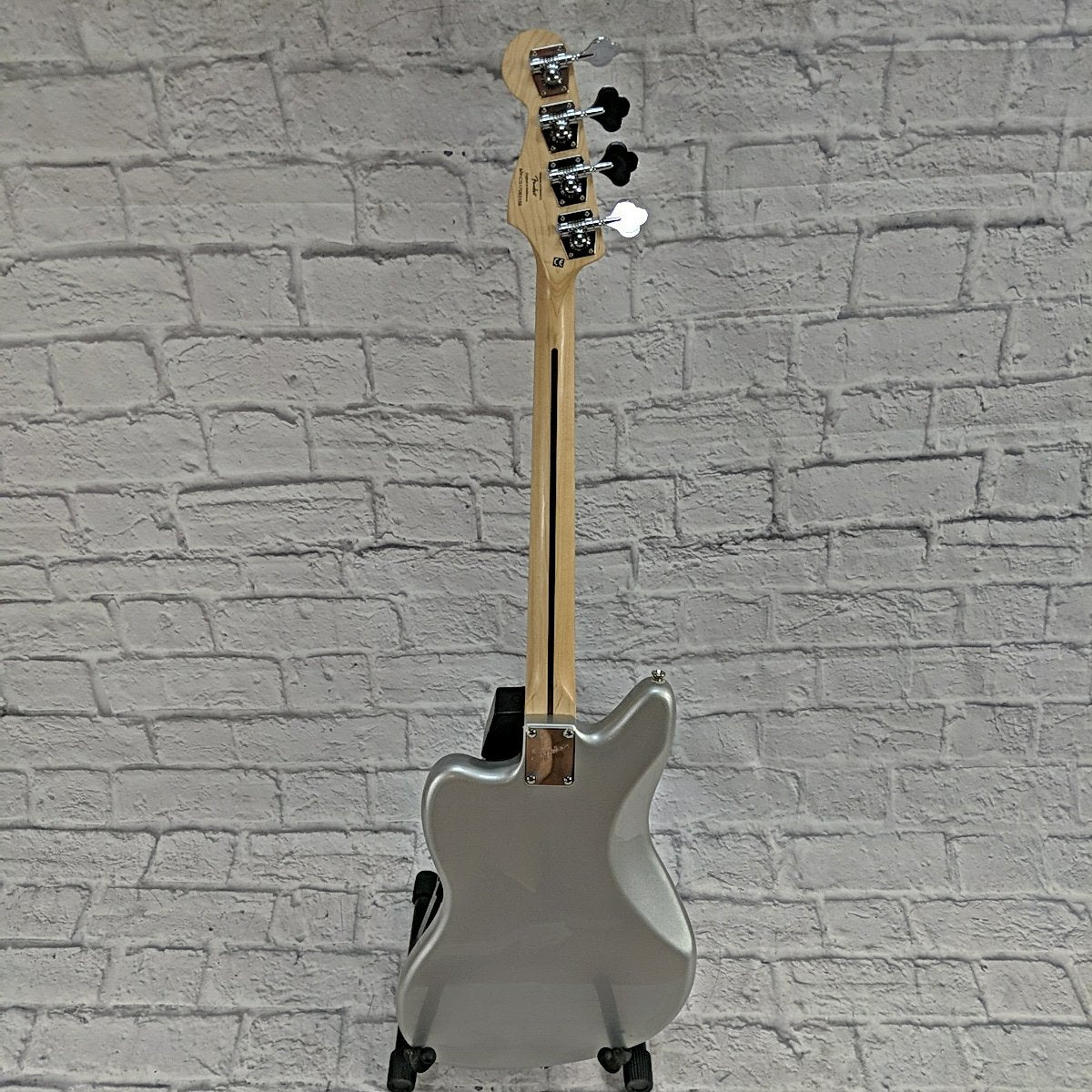 Squier Vintage Modified Jaguar Bass Silver - Evolution Music