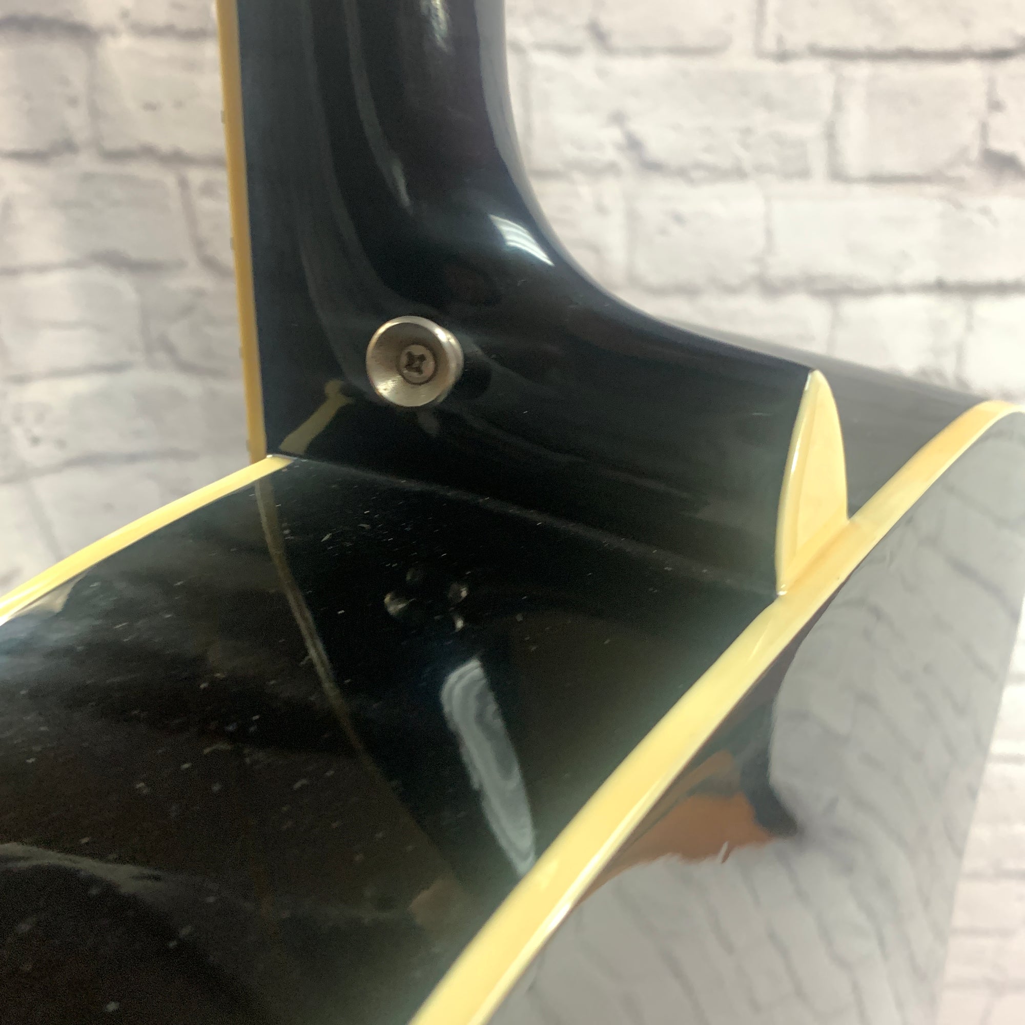 Eleca Black Acoustic Dreadnaught Guitar