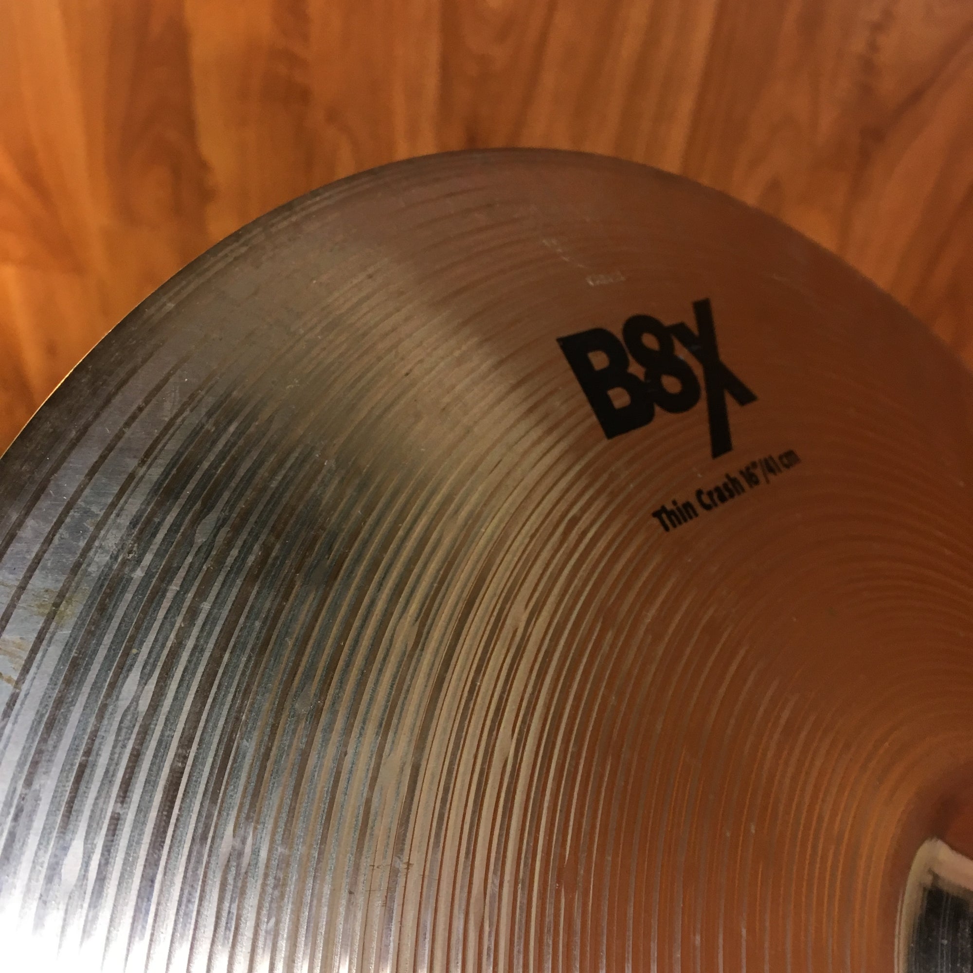 Sabian B8X 16 Inch Thin Crash Cymbal