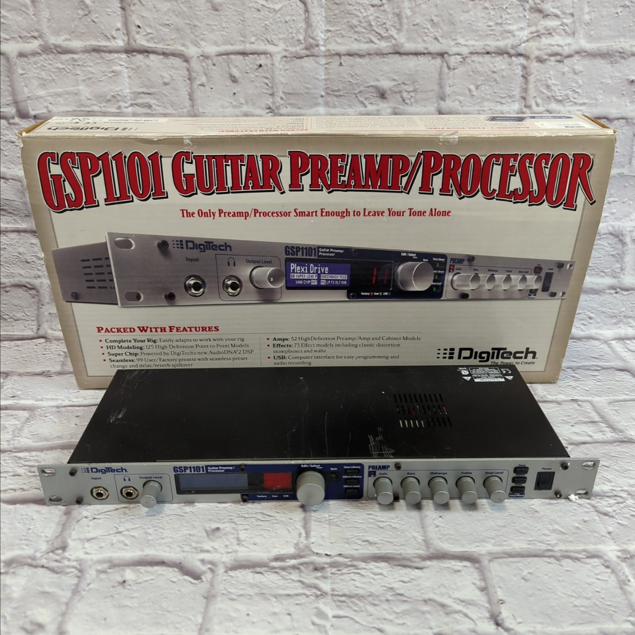 Digitech GSP1101 Guitar Modeling Preamp Processor