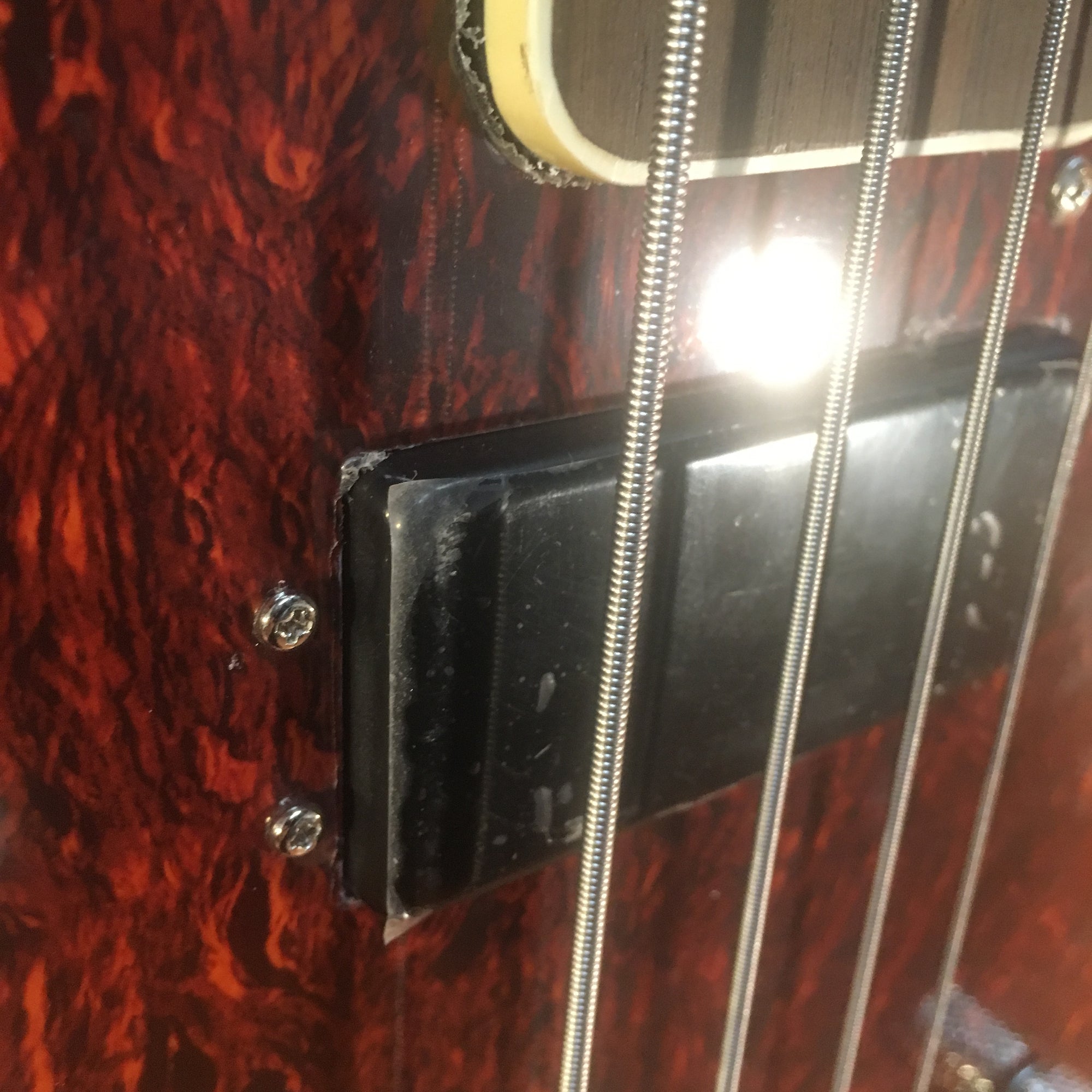 Hofner HCT-185-BK Galaxie Style Long Scale Bass Guitar