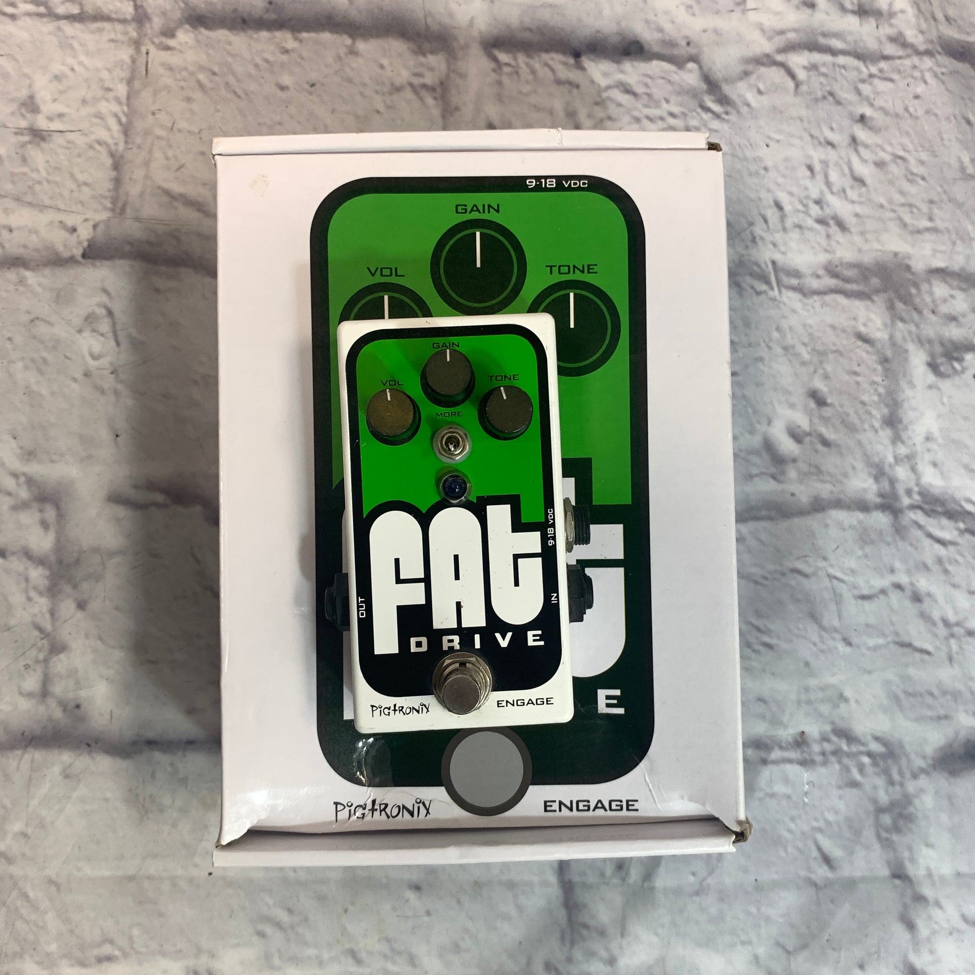 fat drive pedal Pigtronix Fat Drive Overdrive Pedal