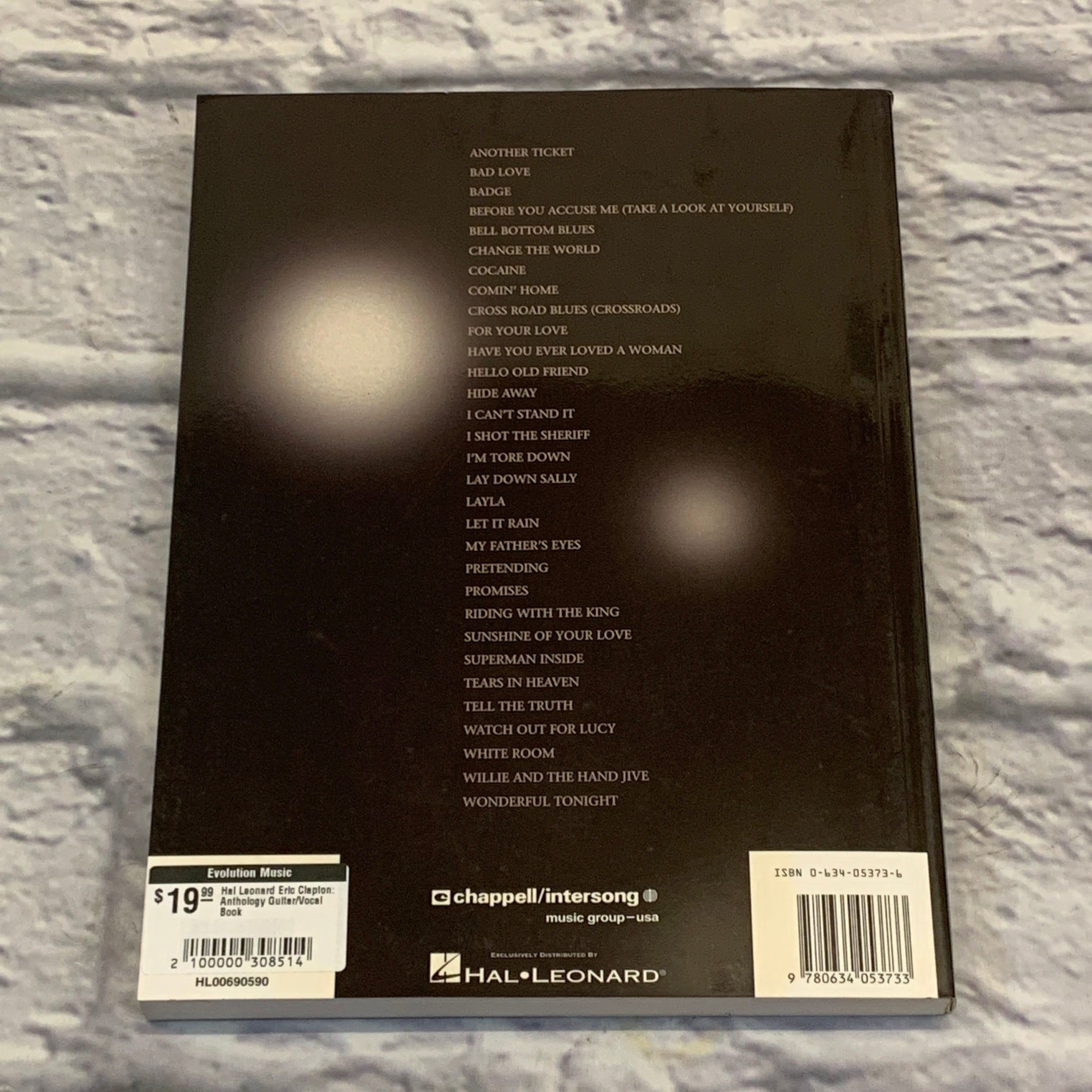 Hal Leonard Eric Clapton: Anthology Guitar/Vocal Book