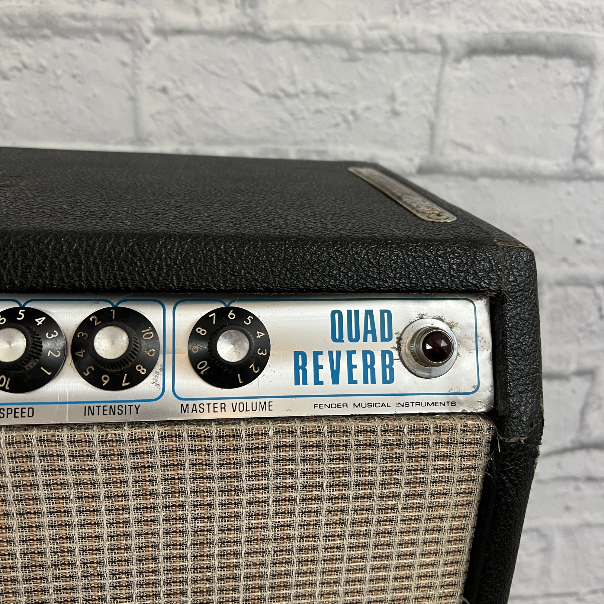 1970's Vintage Fender Quad Reverb 4x12 Guitar Combo Amp