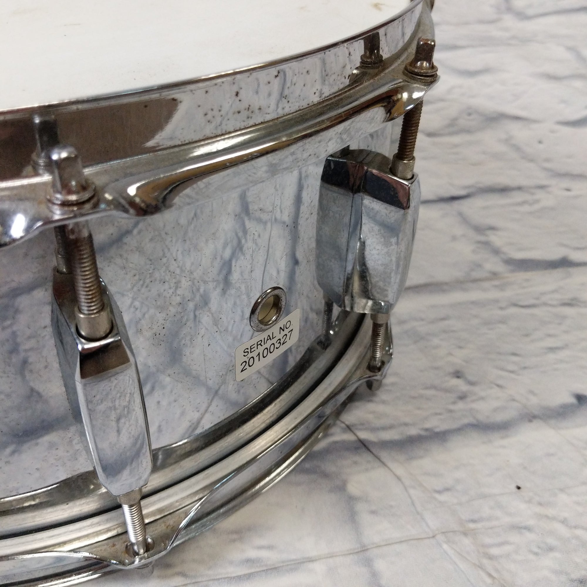 Pearl Steel Shell Snare Drum