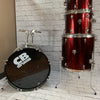 CB Percussion 5pc Drum Set Deep Red