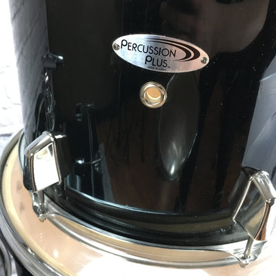 Percussion Plus 4pc Drum Set Black