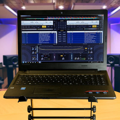 Rockjam Portable DJ Laptop Stand With Adjustable Height