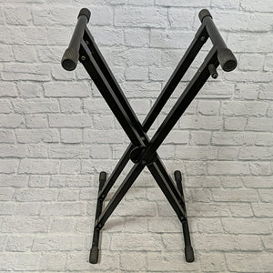 On-Stage KS8291 Heavy-Duty Deluxe X ERGO-LOK Keyboard Stand