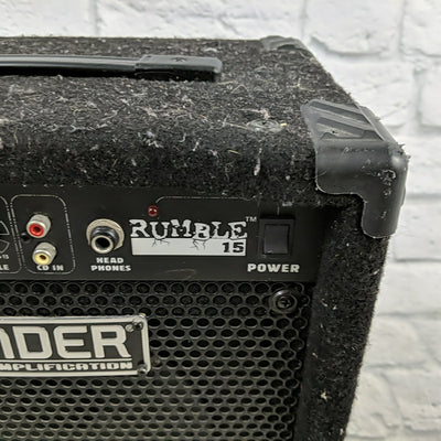 Fender Rumble 15 Combo Bass Amp