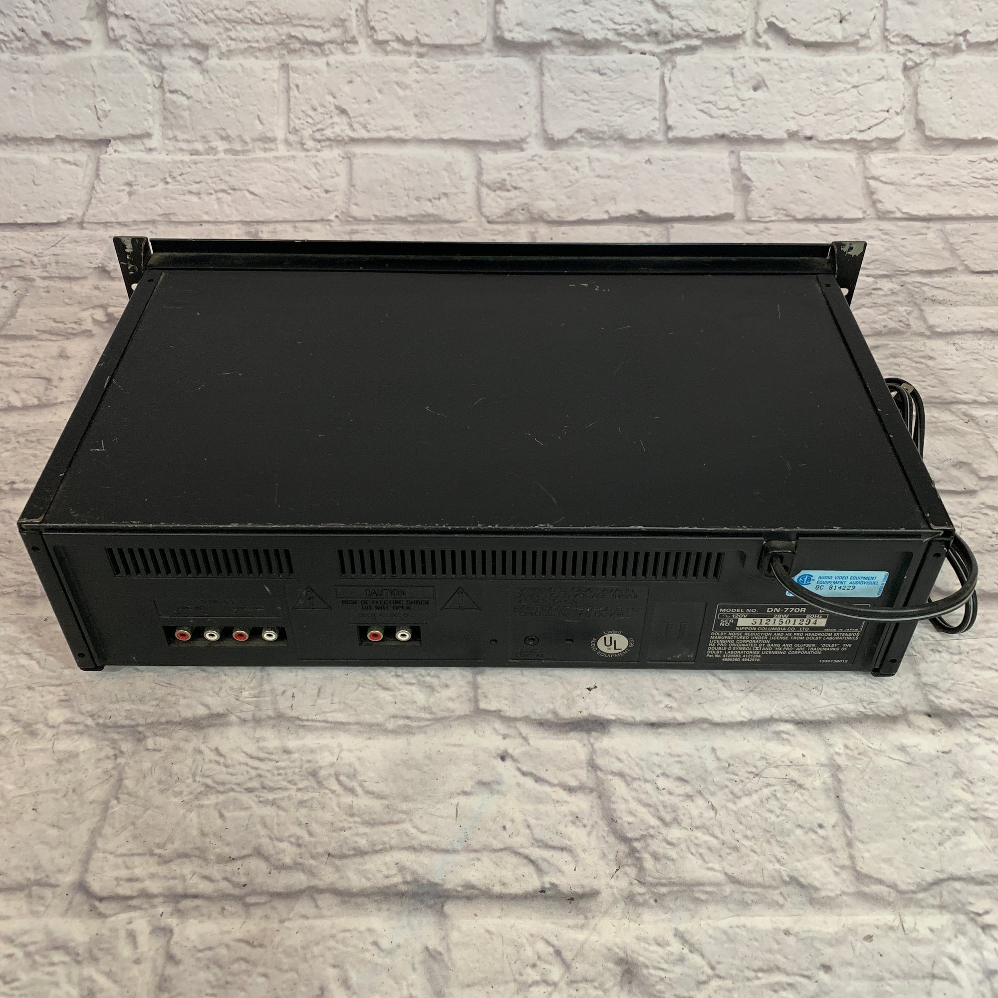 Denon DN-770R Dual Cassette Tape Deck