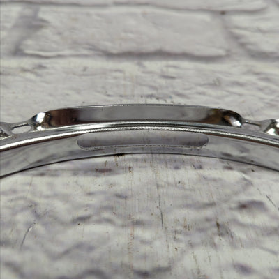 Vintage 1970s Ludwig Supraphonic 14” 10 Hole COS (Chrome over Steel) Top & Bottom Snare Drum 1.6mm Hoops / Rims