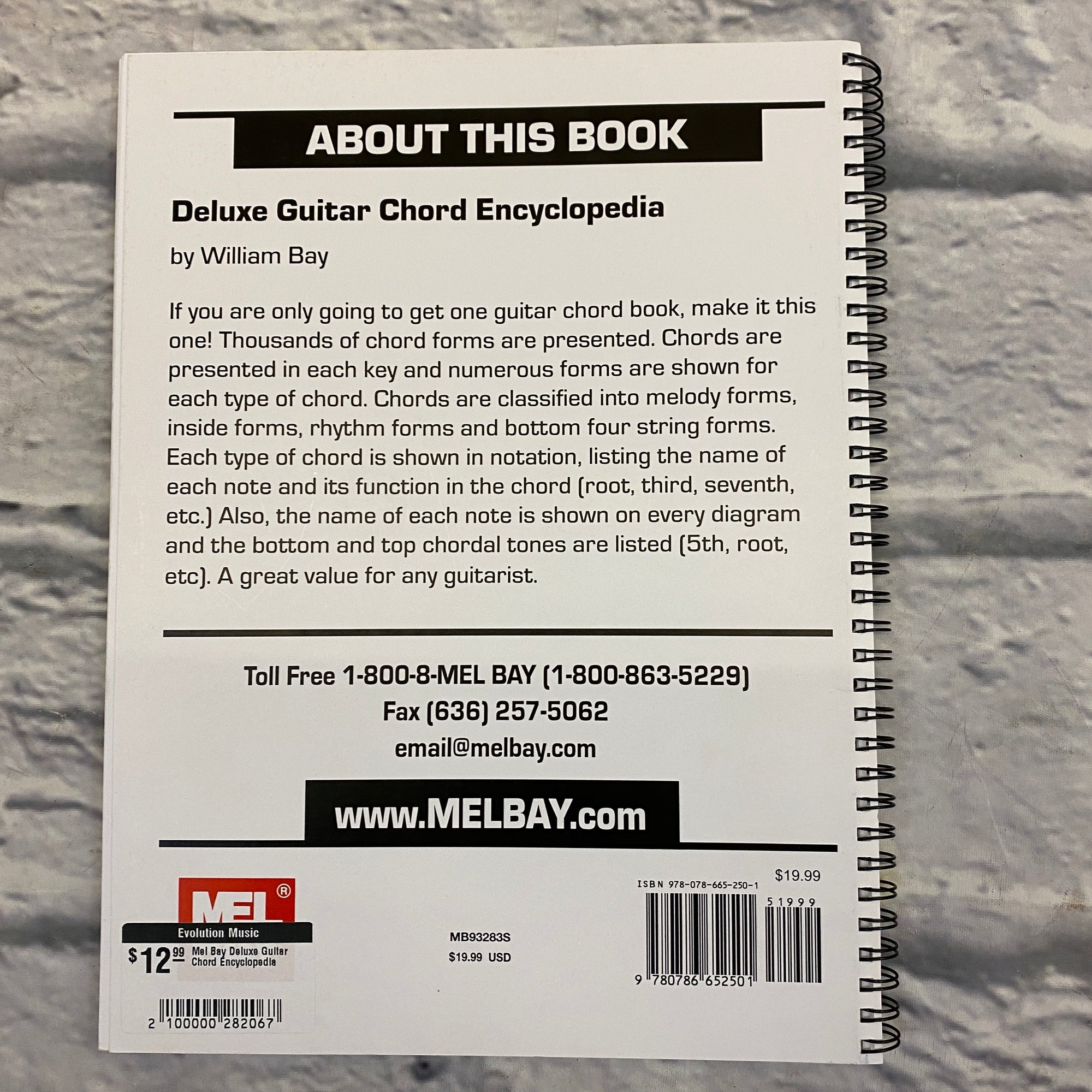 Mel Bay Deluxe Guitar Chord Encyclopedia