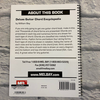 Mel Bay Deluxe Guitar Chord Encyclopedia