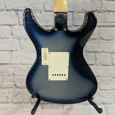 Danelectro Innuendo DanoBlaster Electric Guitar with Built in Effects - Midnight Blue Sparkle