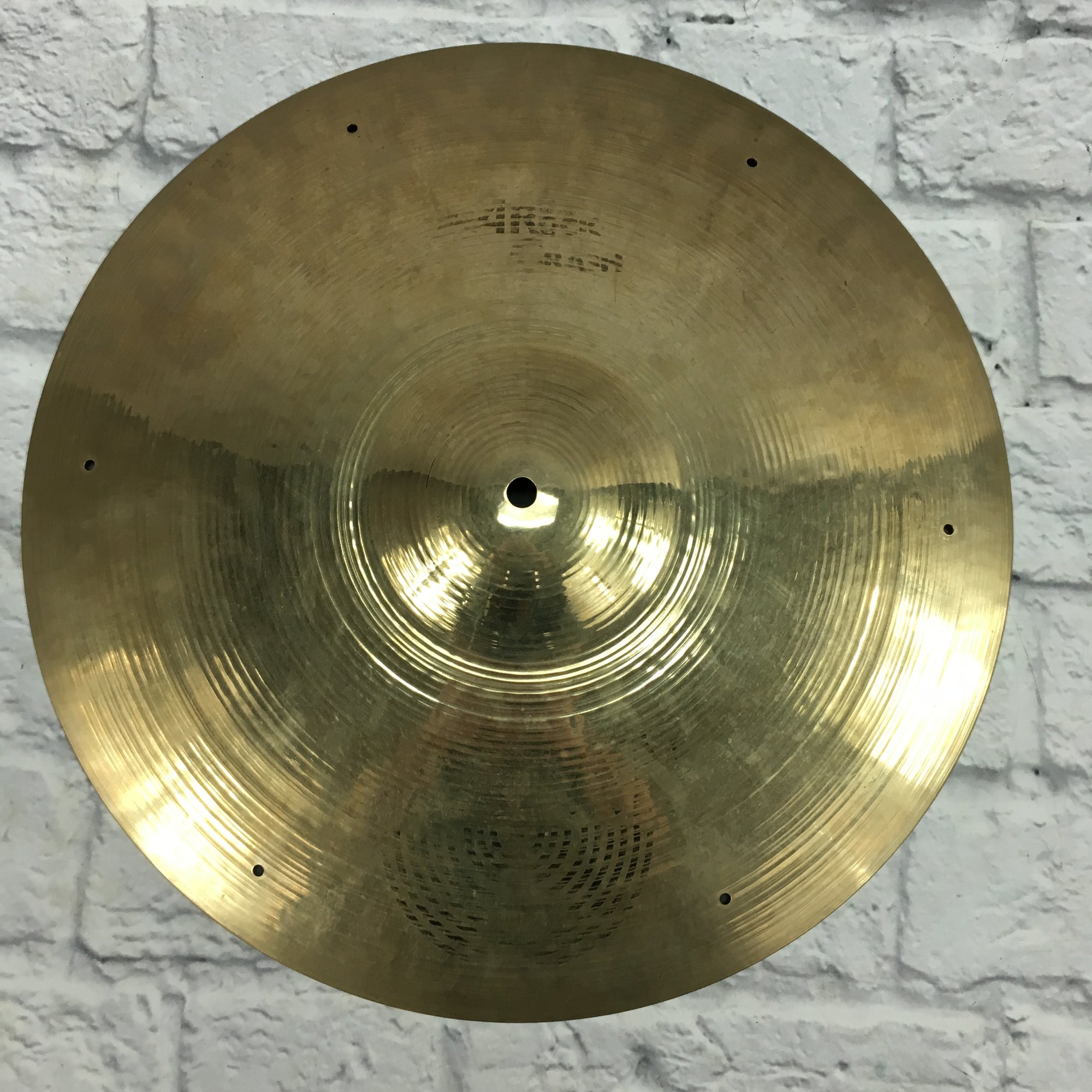 Sabian 16in AA Rock Crash with Factory Rivet Holes