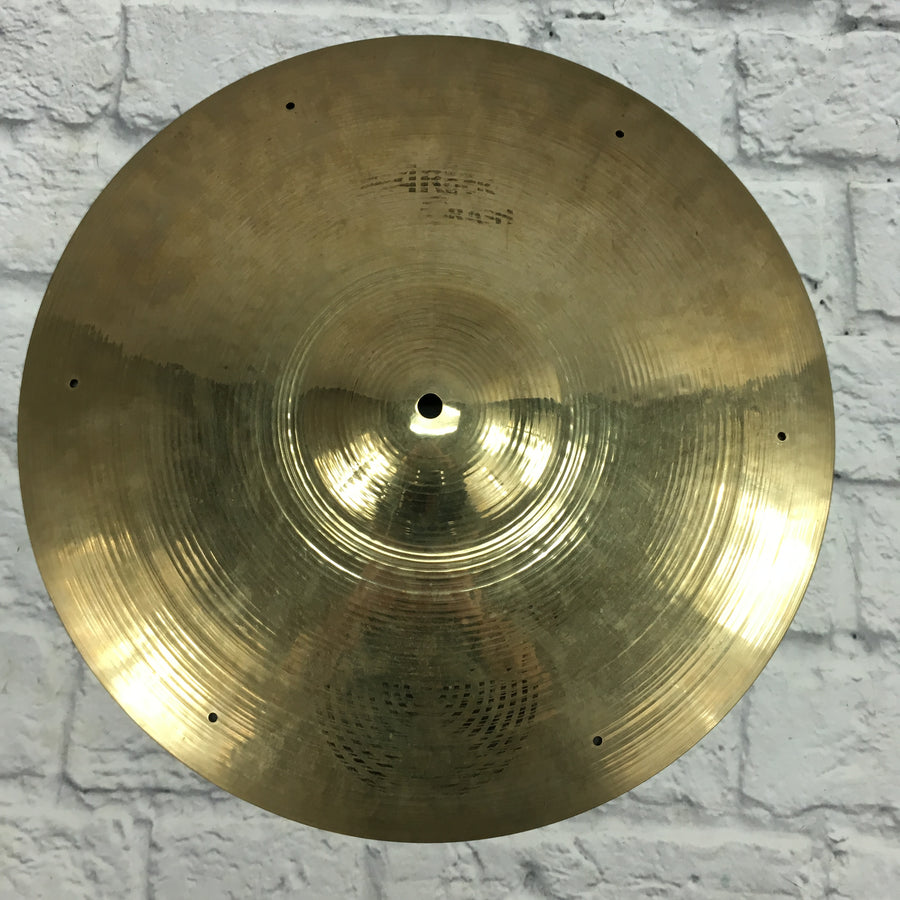 Sabian 16in AA Rock Crash with Factory Rivet Holes