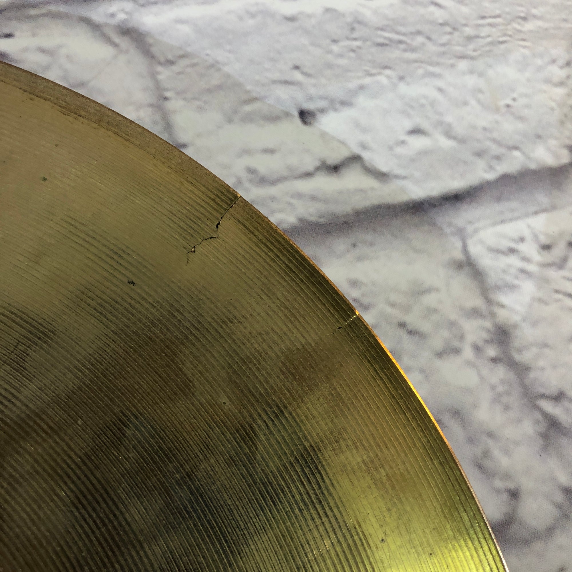 Zildjian 14in A Custom Mastersound Hi Hat Cymbal Pair - Cracked Top