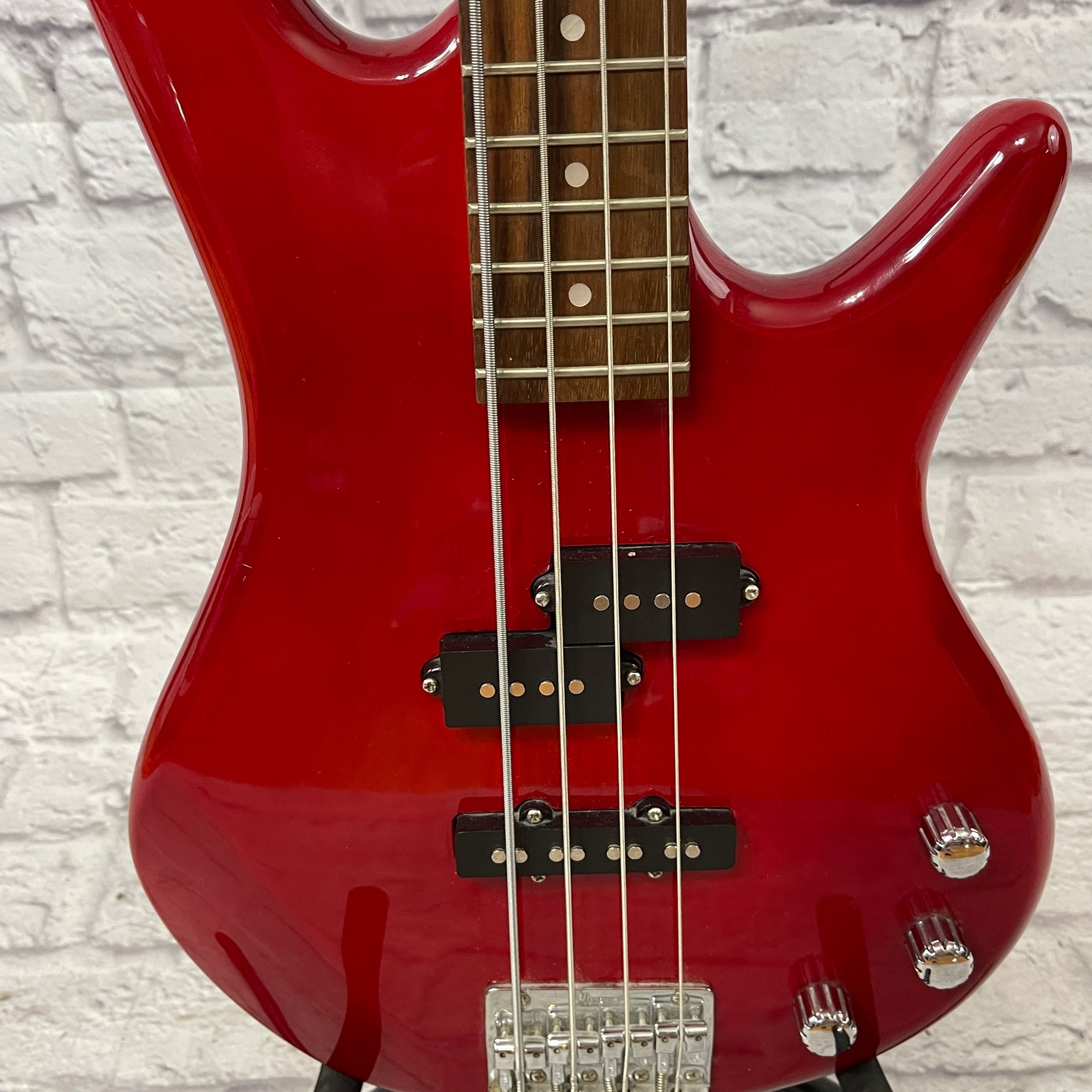 Ibanez Red Gio Bass  4 String Bass Guitar w/ Gig Bag