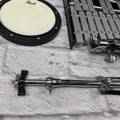 Pearl Student Snare & Bell Kit w/ Rolling Case