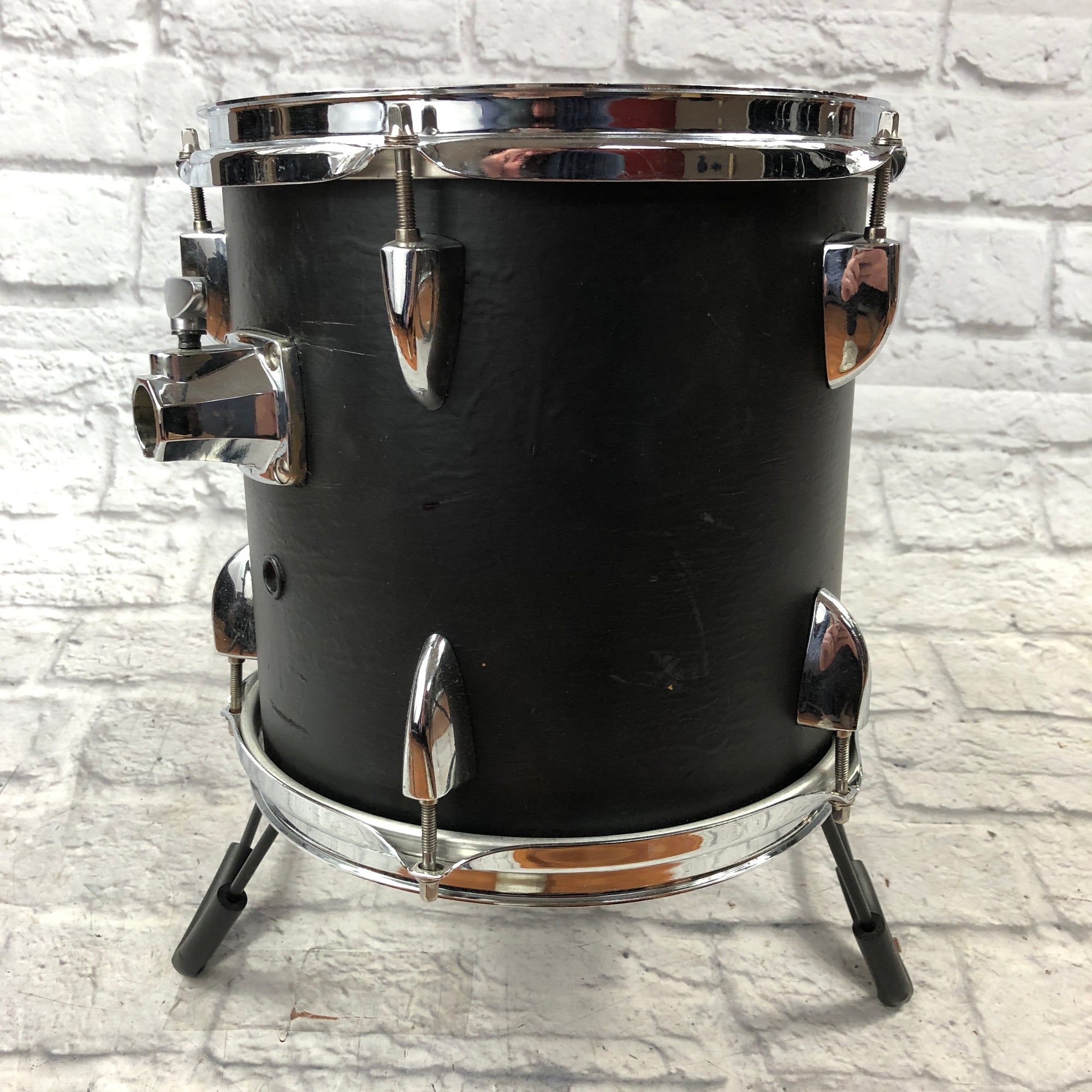 Unknown 10 x 10 Black Rack Tom