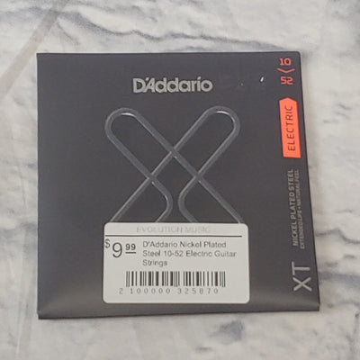 D'Addario Nickel Plated Steel 10-52 Electric Guitar Strings