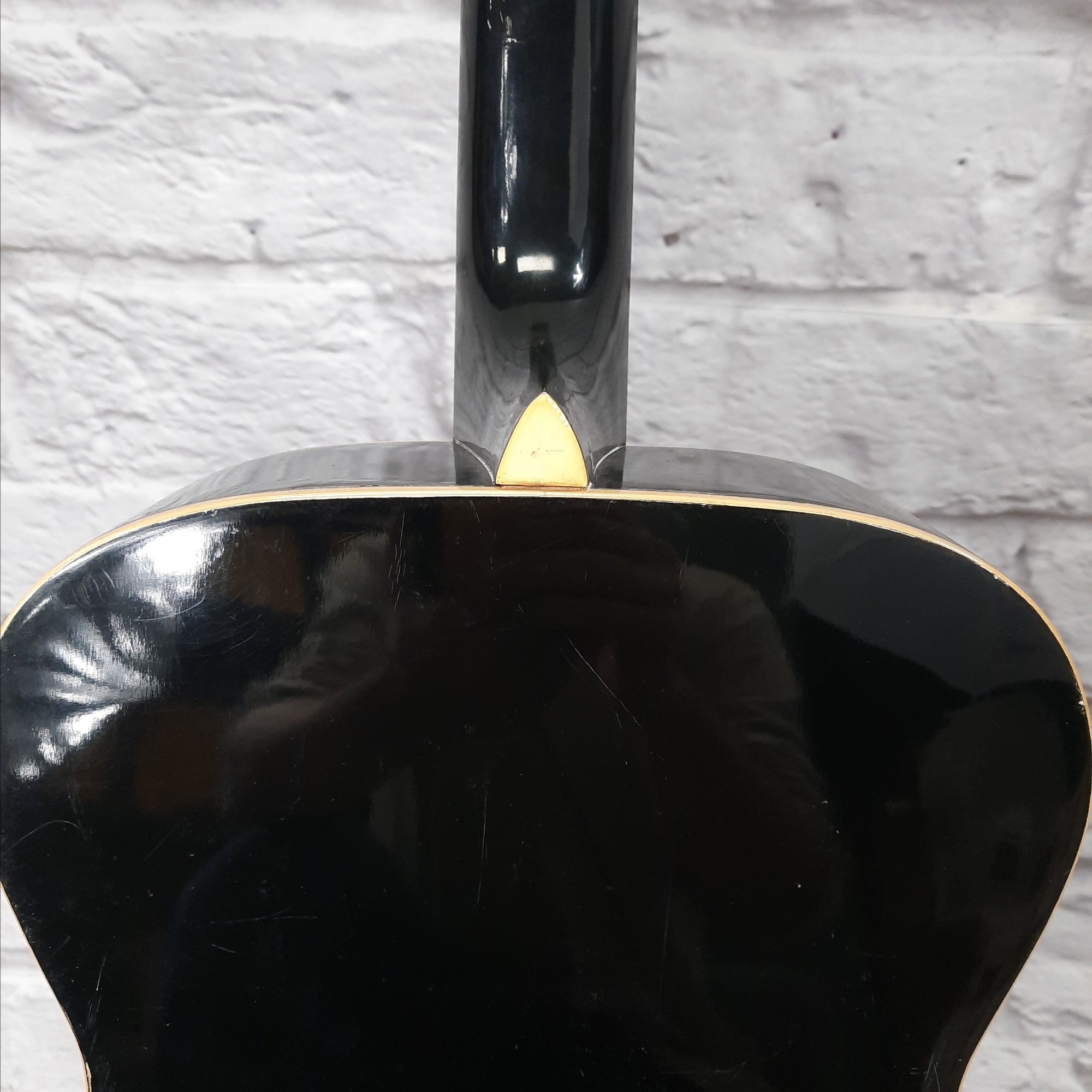 Vintage 1971 Harmony Sovereign H1204 Acoustic Guitar in Black Finish - Project