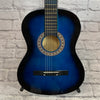 Beginner Acoustic Guitar Blue w/ Accessories