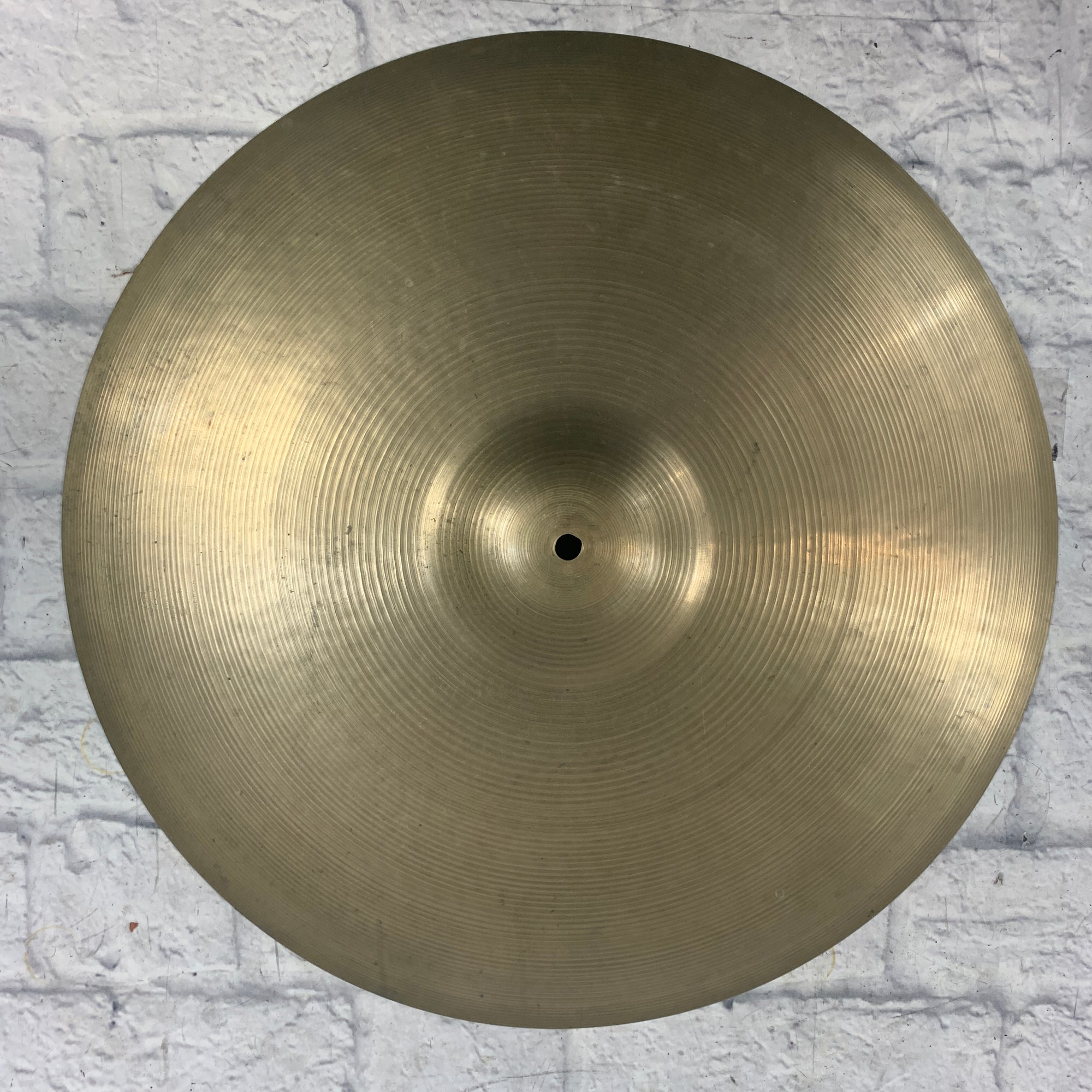 Vintage 1978 Zildjian Rock 21 Ride Cymbal