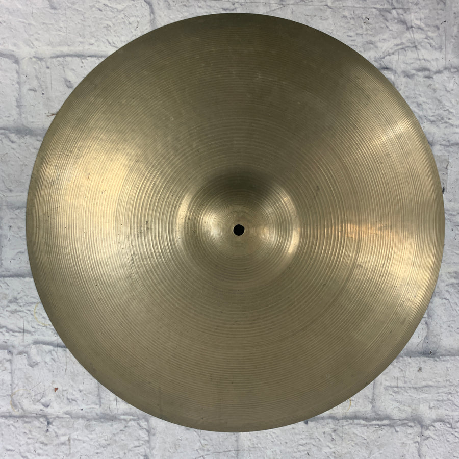 Vintage 1978 Zildjian Rock 21 Ride Cymbal