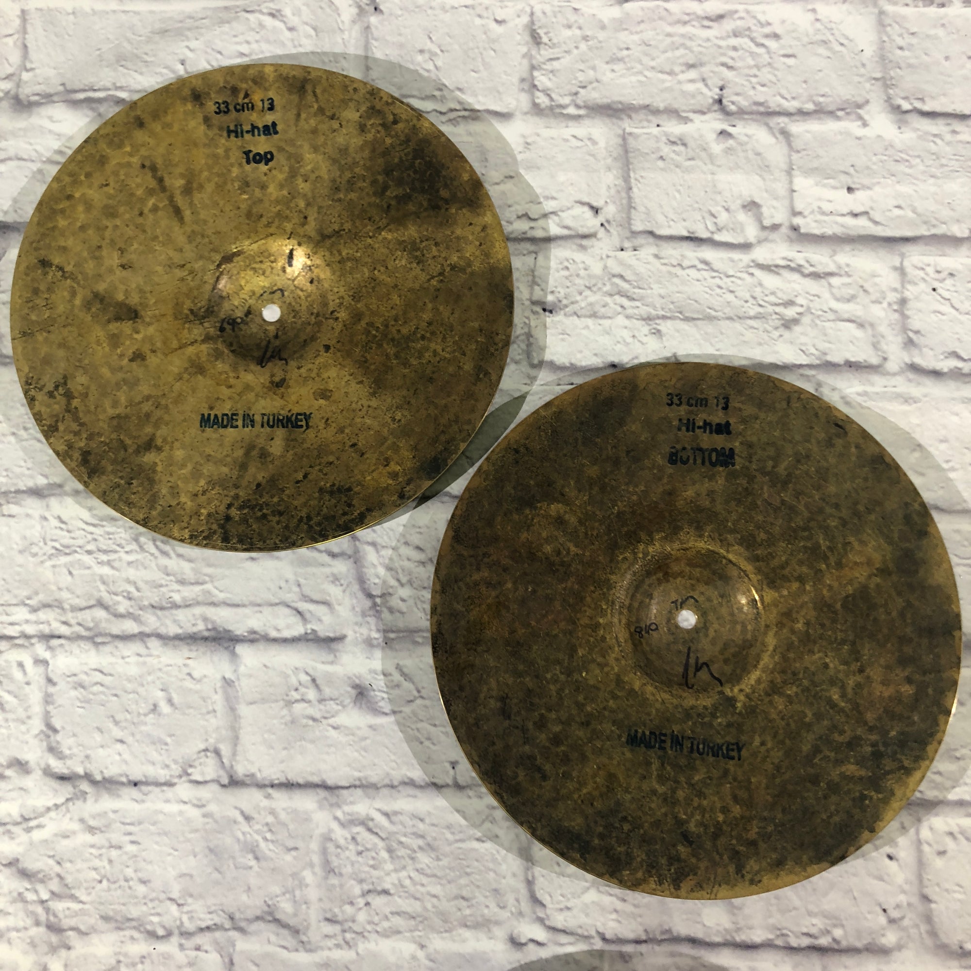 Bosphorus 13in Vintage Master Series Hi Hat Cymbal Pair