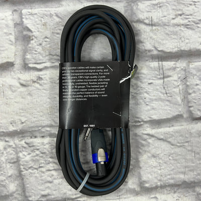 CBI 16-Gauge Premium Speakon to 1/4" Speaker Cable - 30'