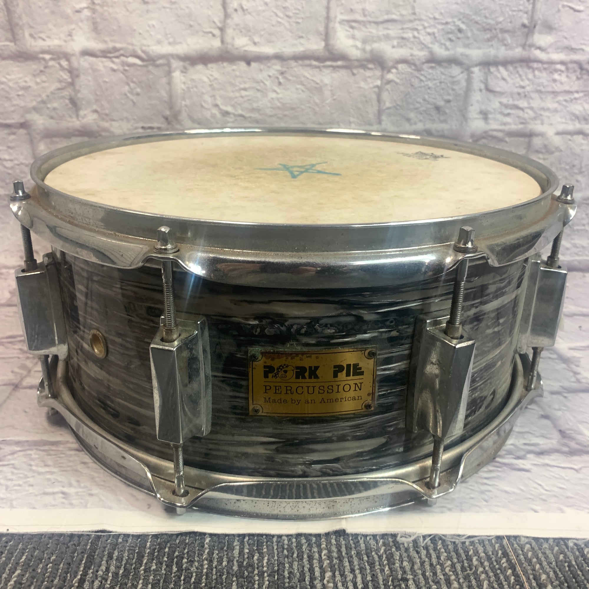 Pork Pie Black Oyster14x5.5 Snare Drum