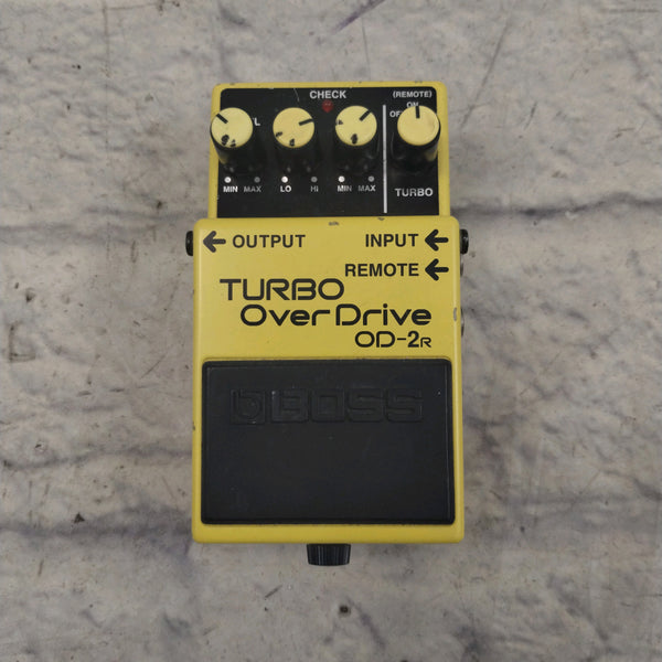 Boss Turbo Overdrive OD2-R Overdrive pedal - Evolution Music