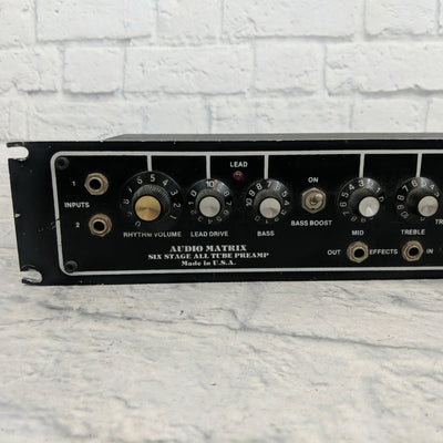 AudioMatrix Rack 4T, Vintage 6-stage guitar tube preamp