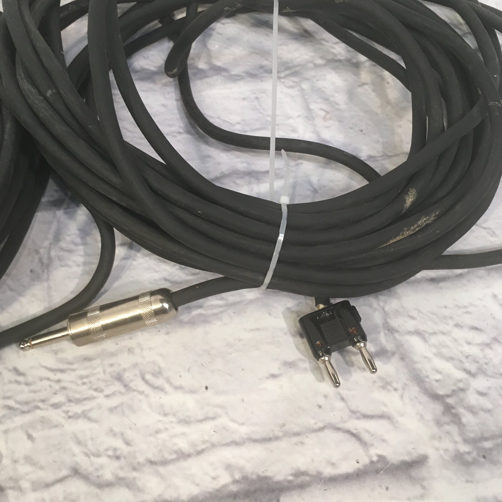 50 Foot Banana to 1/4 Inch Speaker Cable Pair