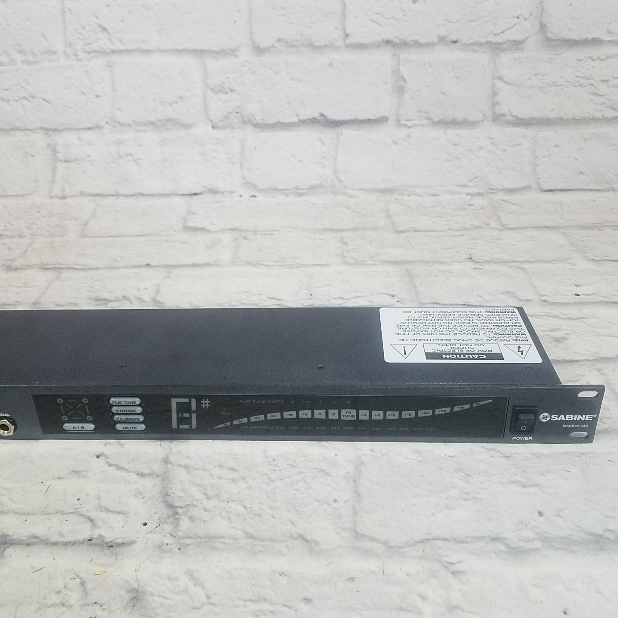 Sabine RT-7100 Advanced Rack Tuner