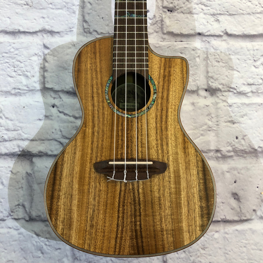 Luna HTC Koa Concert Acoustic Electric Ukulele